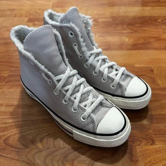 Converse Chuck 70 Hi Cozy Club Womens Size 5 Light Pink Athletic Shoes Sneakers - Picture 3 of 16